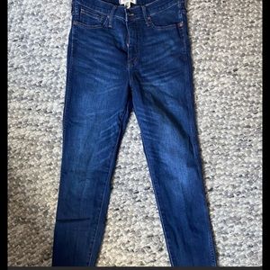Madewell 10” high rise skinny jeans
